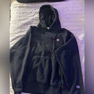 black champions hoodie✨